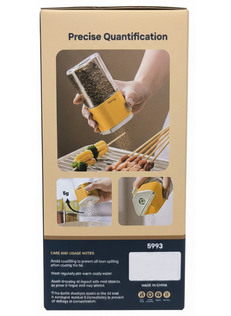 HomePro 2-In-1 Seasoning Dispenser Yellow 300 ML - Image 3